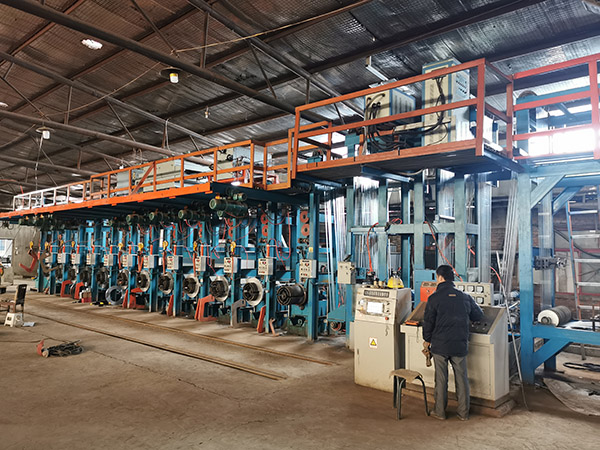 steel strapping tempering line with oscillating and 12 strips1000